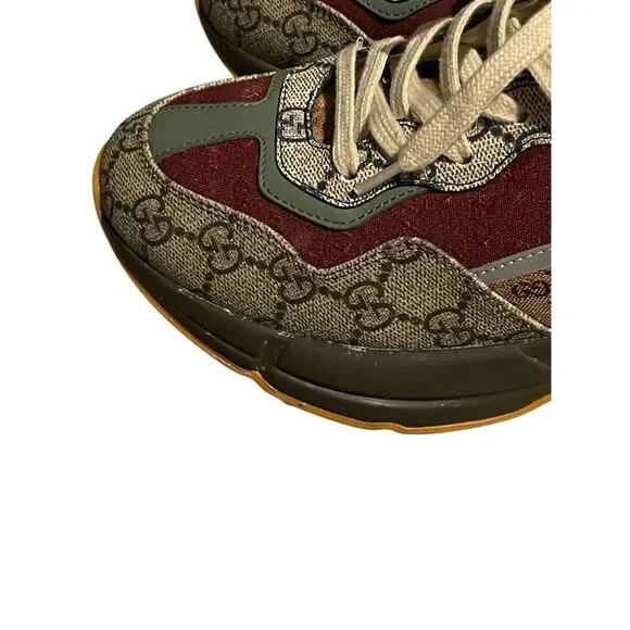 Gucci Rhyton Brick Red Sneaker - Picture 5 of 13